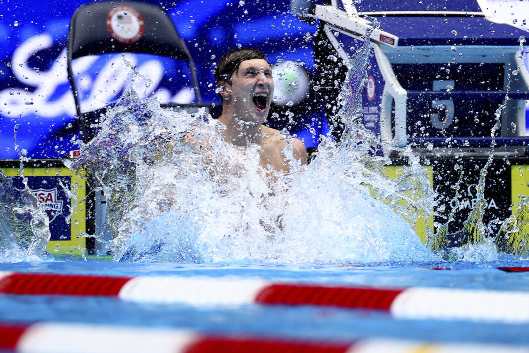 American swimmer David Johnston