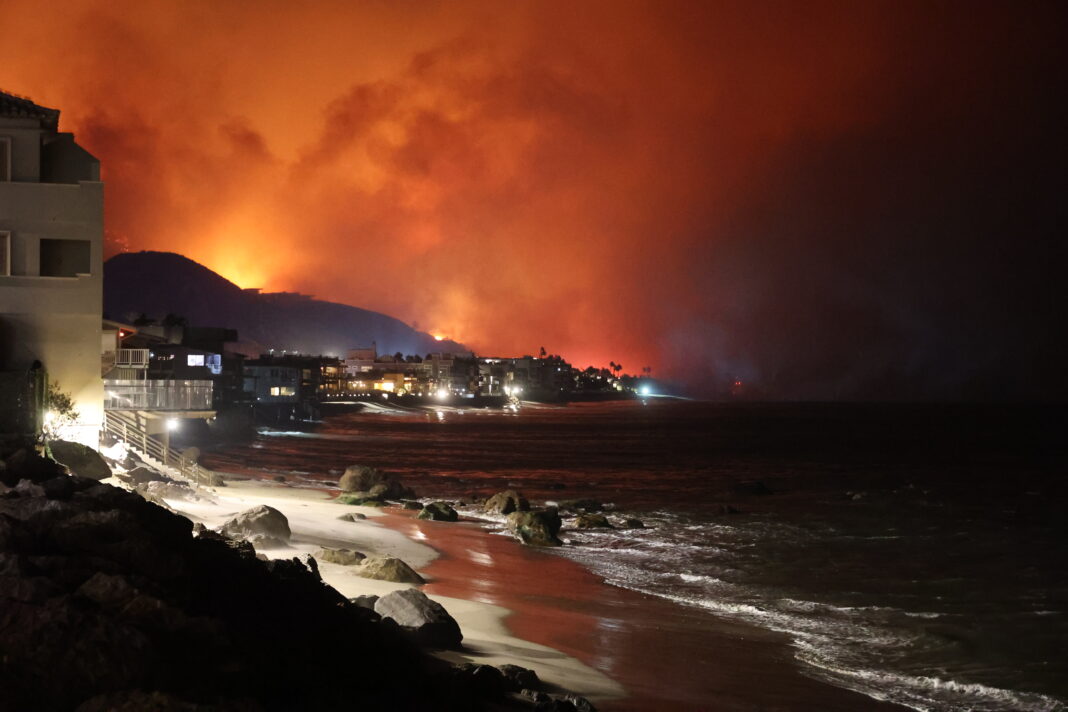 Palisades Fires in Los Angeles